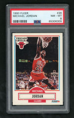1990 Fleer Michael Jordan #26 PSA 8