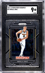 2022 Panini Prizm Monopoly Nikola Jokić #22 SGC 9