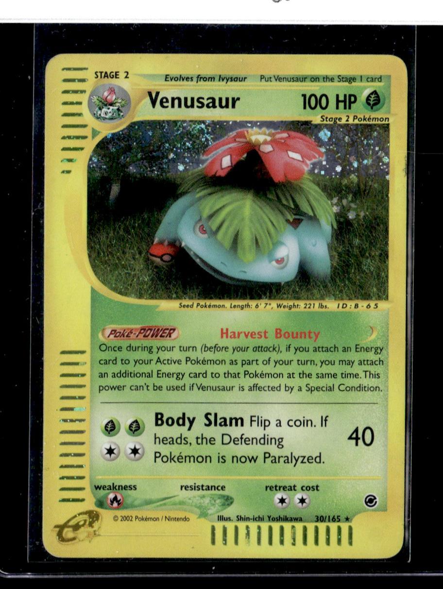 2002 Pokémon Expedition Venusaur #30 Holo