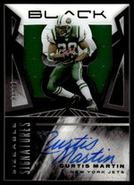 2021 Panini Black Curtis Martin Sizeable Signatures Player-Worn Patch Auto /10