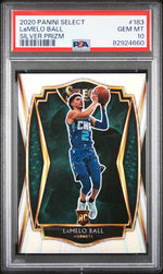 2020 Panini Select Silver Prizm LaMelo Ball #183 RC PSA 10