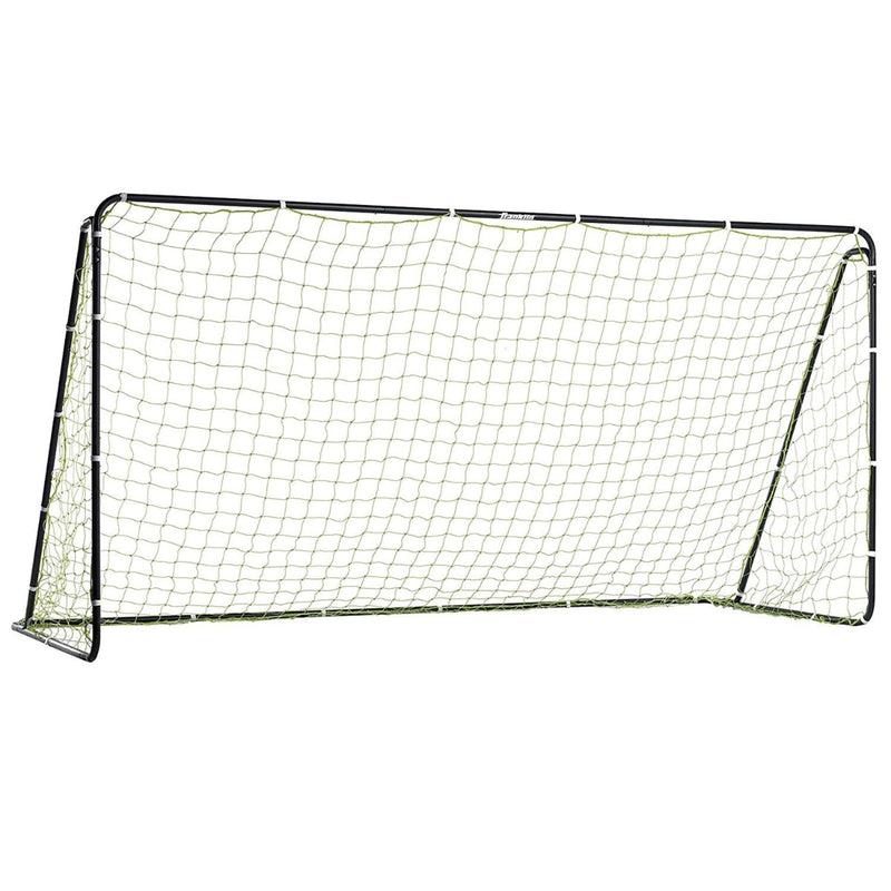 Franklin Sports Steel Heavy Duty Soccer Goal with Stakes - 12' x 6'