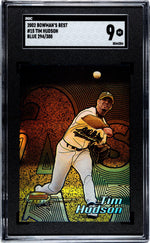 2002 Bowman's Best #15 Tim Hudson Blue 294/300 SGC 9