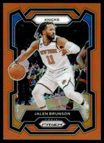 2023 Panini Prizm 9 Jalen Brunson Orange /49 Knicks