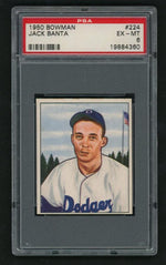 1950 Bowman Jack Banta #224 PSA 6