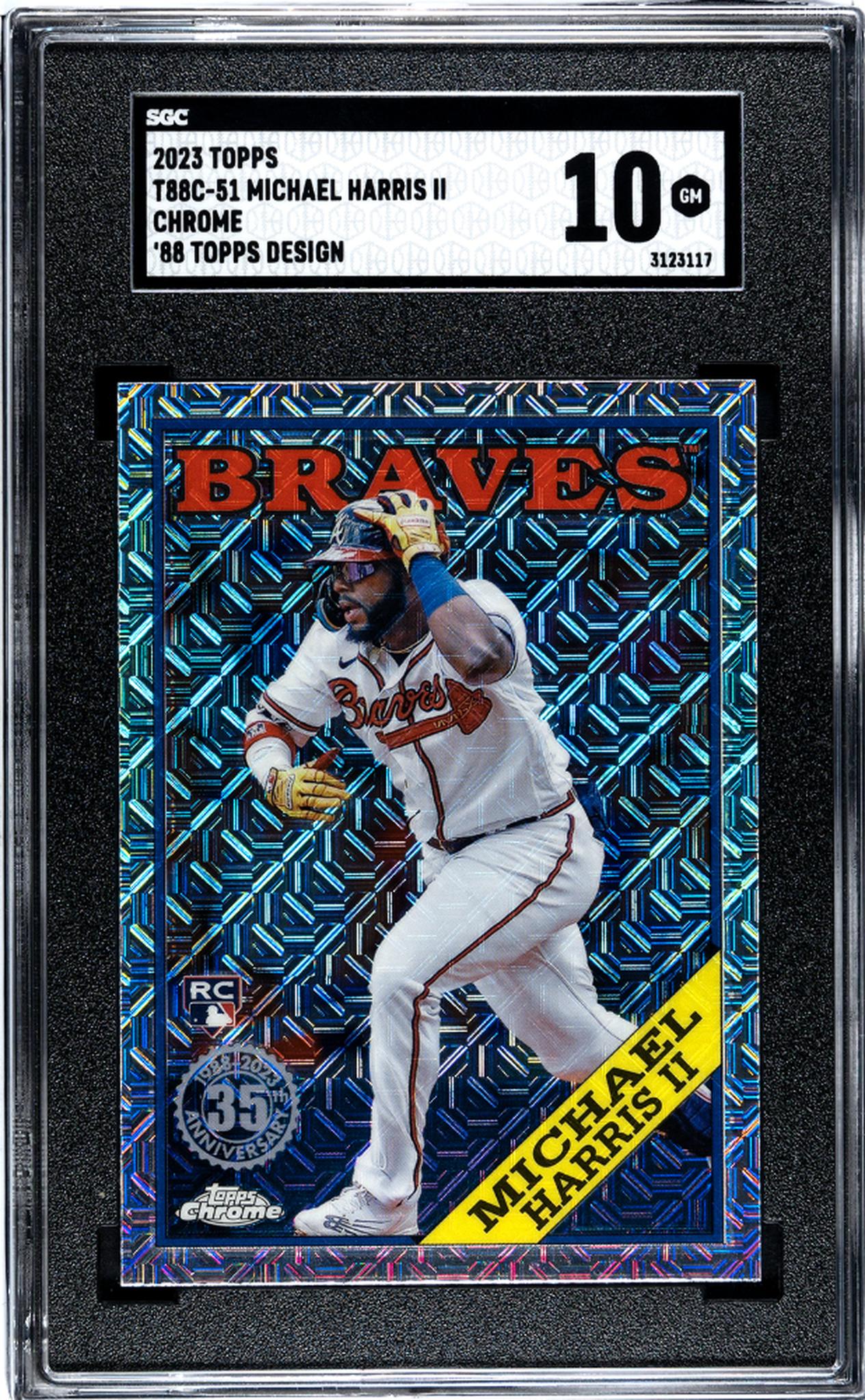 2023 Topps Chrome '88 Topps Design Michael Harris II #T88C-51 RC SGC 10
