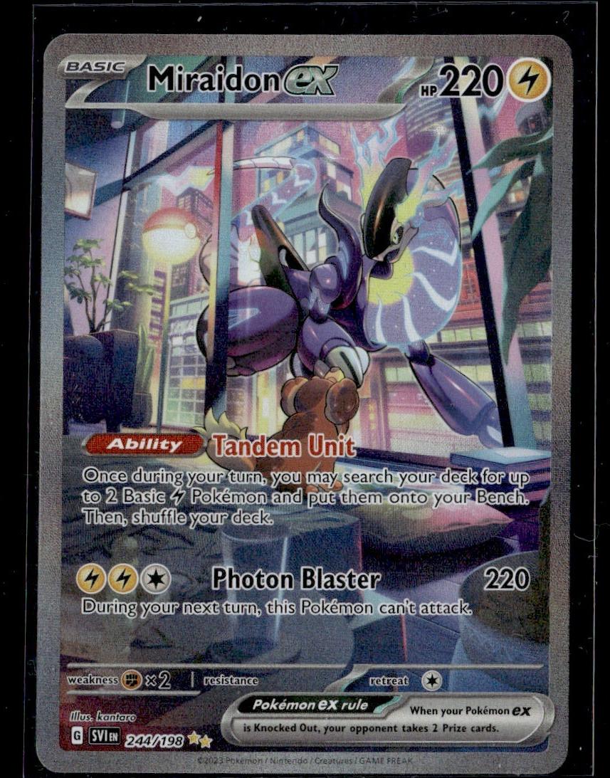 2023 Pokémon Paldea Evolved Miraidon #244 EX
