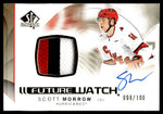 2024 Upper Deck SP Authentic 142 Scott Morrow Future Watch Rookie /100 Hurricanes Auto