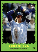 2022 Topps TBT 76 Bobby Witt Jr. 1979 Topps The Incredible Hulk Rookie Kansas City Royals