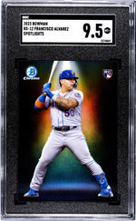 2023 Bowman Spotlights Francisco Alvarez #BS-12 RC SGC 9.5