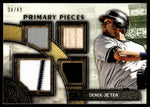 2025 Museum Collection Derek Jeter Primary Pieces Quad Patch Gam-Used /49