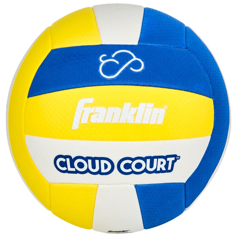 Franklin Sports Cloud Court Volleyball - Extra Large - Blue/White/Yellow