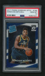 2017 Donruss Optic Rated Rookie Donovan Mitchell #188 PSA 10