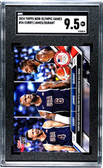 2024 Topps Now Olympic Games #26 Curry/James/Durant SGC 9.5
