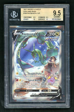 2021 Pokemon Sword and Shield Evolving Skies Rayquaza V #194 BGS 9.5