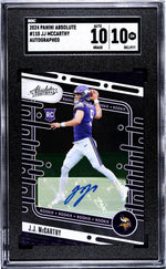 2024 Panini Absolute #110 Jj Mccarthy Auto. SGC 10