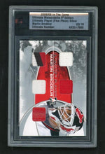 2008 In The Game Ultimate Memorabilia Martin Brodeur Ultimate Player (Five Piece) Silver /19