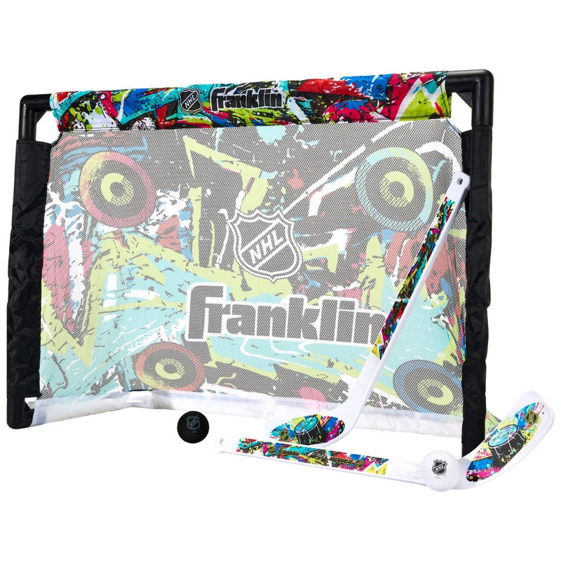 Franklin Sports NHL Mini Hockey Goal, Ball & Stick Set