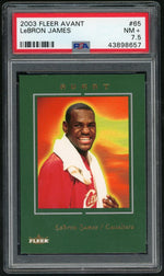 2003 Fleer Avant LeBron James #65 /699 PSA 7.5