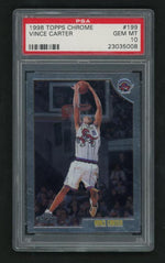1998 Topps Chrome Vince Carter #199 PSA 10