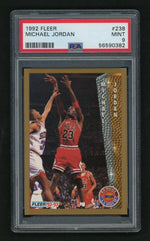 1992 Fleer League Leader Michael Jordan #238 PSA 9