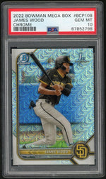 2022 Bowman Chrome Mega Box Prospect James Wood #BCP108 PSA 10