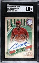 2018 Topps Gypsy Queen GQ Logo Swap Rafael Devers #GQA-RD RC Auto /99 SGC 10