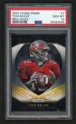 2020 Panini Prizm Brilliance Tom Brady #7 PSA 10