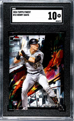 2024 Topps Finest Henry Davis #15 RC SGC 10