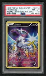 2016 Pokemon XY Black Star Promo Mythical and Legendary Dream Shine Collection Arceus #XY116 PSA 8