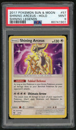 2017 Pokemon Sun and Moon Shining Legends Holo Shining Arceus #57 PSA 9