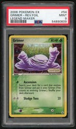 2006 Pokemon Ex Legend Maker Reverse Holo Grimer #54 PSA 9