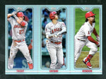 Topps TPC-1A/B/C Trout Ohtani Rendon /99 Angels