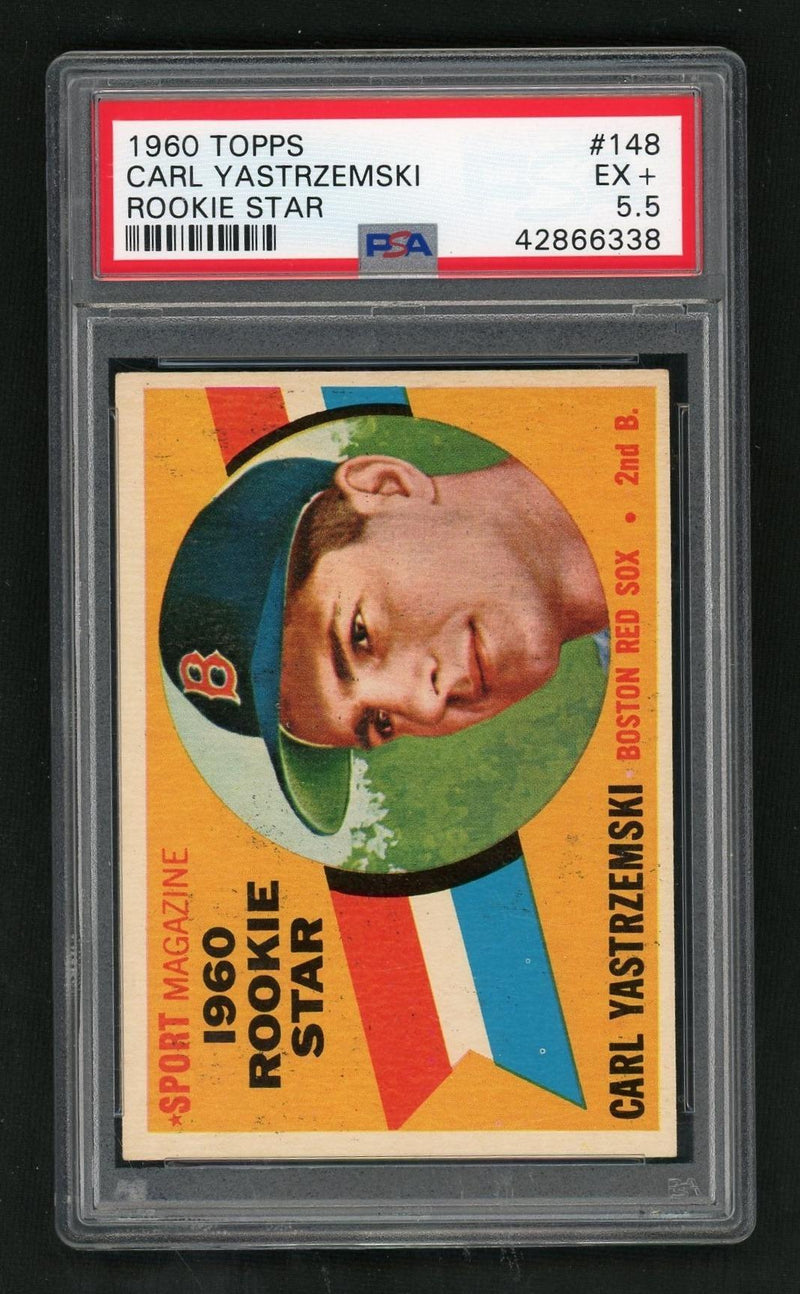 1960 Topps Carl Yastrzemski Rookie Star #148 PSA 5.5