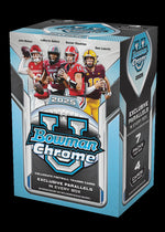 2025 Bowman University Chrome Football Blaster Box