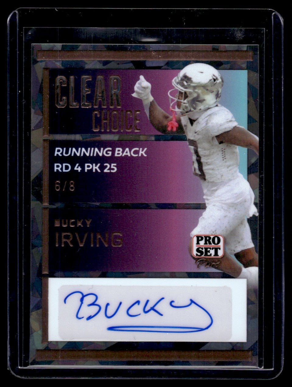 2024 Leaf Pro Set Pure Clear Choice Crystal Bucky Irving #CC-BI1 Auto /8