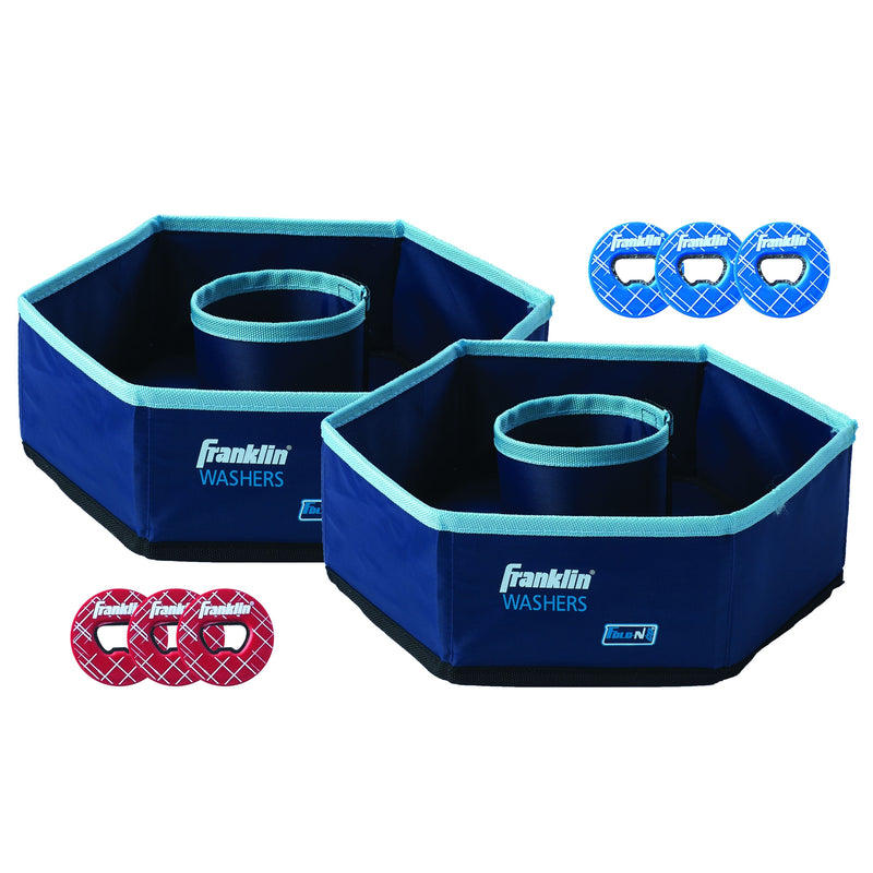 Franklin Sports Starter Washers Set - Foldable Washer Toss Game