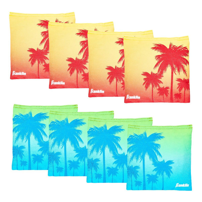 Franklin Sports Tropical Themed Cornhole Bean Bags - 8 Pack