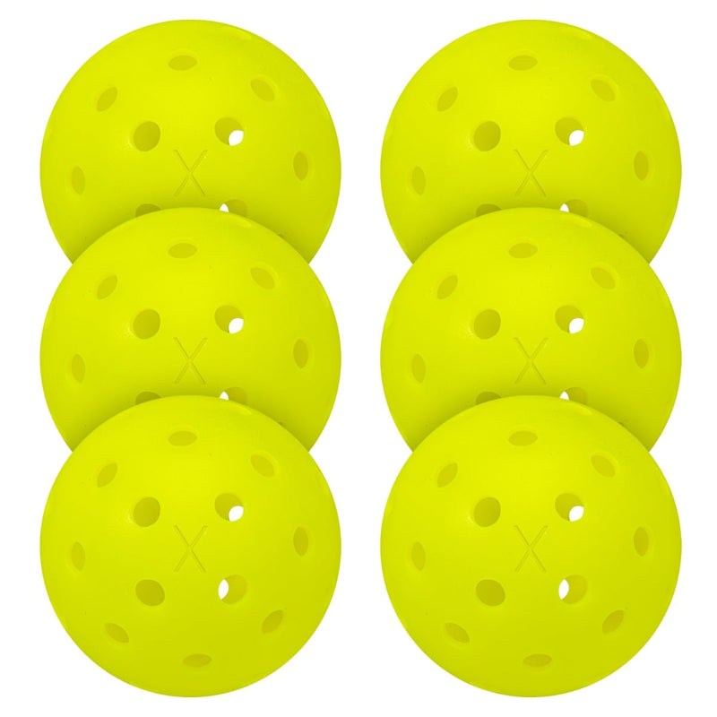 Franklin Sports USA Pickleball X-40 Outdoor Pickleballs - 6 Pack