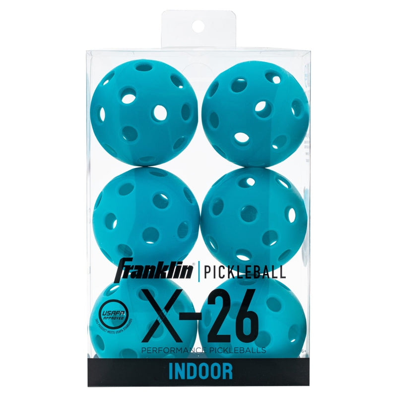 Franklin Sports USA Pickleball X-26 Indoor Pickleballs - 6 Pack