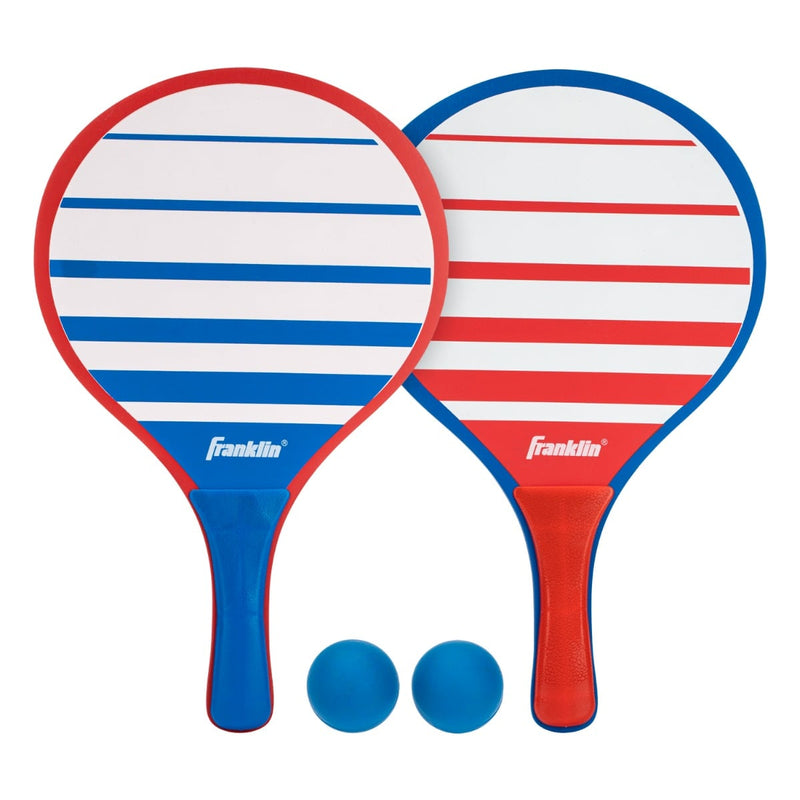 Franklin Sports Patterned Paddleball Set - 2 Paddles and 2 Balls
