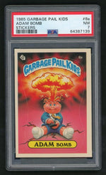 1985 Garbage Pail Kids Adam Bomb #8a PSA 7