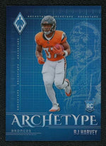 2023 Panini Phoenix 6 RJ Harvey Archetype Rookie Broncos