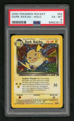 2000 Pokemon Team Rocket Holo Dark Raichu #83 PSA 6