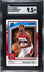 2024 Donruss #215 Alexandre Sarr Silver Press Proof SGC 9.5