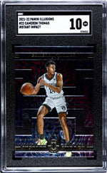 2021-22 Panini Illusions #22 Cameron Thomas Instant Impact SGC 10