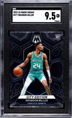 2023-24 Panini Mosaic #277 Brandon Miller SGC 9.5