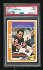 1978 Topps All Pro Walter Payton #200 PSA 6