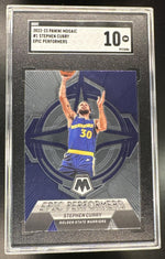 2022 Panini Mosaic 1 Stephen Curry Epic Performers SGC 10 Gem Mint Golden State Warriors