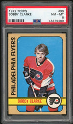1972 Topps Bobby Clarke #90 PSA 8